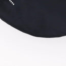 CHANEL Drawstring bag Hand Bag Satin Navy CC Auth bs33901-11