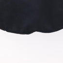 CHANEL Drawstring bag Hand Bag Satin Navy CC Auth bs33901-13