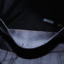 CHANEL Drawstring bag Hand Bag Satin Navy CC Auth bs33901-20