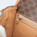 CELINE Macadam Canvas Shoulder Bag PVC Brown Gold Auth bs33903-22