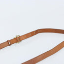 CELINE Macadam Canvas Shoulder Bag PVC Brown Gold Auth bs33903-14