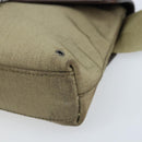 GUCCI Body Bag Canvas Beige Silver 92543 Auth bs33907-11