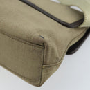 GUCCI Body Bag Canvas Beige Silver 92543 Auth bs33907-13