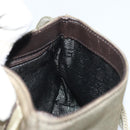 GUCCI Body Bag Canvas Beige Silver 92543 Auth bs33907-20