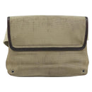 GUCCI Body Bag Canvas Beige Silver 92543 Auth bs33907-3