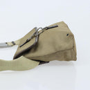 GUCCI Body Bag Canvas Beige Silver 92543 Auth bs33907-5