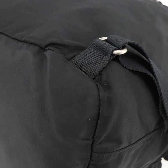 PRADA Rucksack Nylon Schwarz Silber Auth bs33909