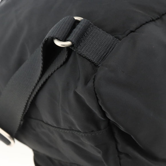 PRADA Rucksack Nylon Schwarz Silber Auth bs33909
