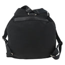 PRADA Backpack Nylon Black Silver Auth bs33909-2