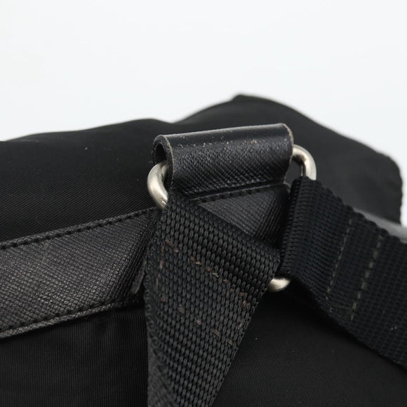 PRADA Rucksack Nylon Schwarz Silber Auth bs33909