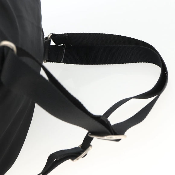 PRADA Rucksack Nylon Schwarz Silber Auth bs33909
