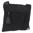 PRADA Shoulder Bag Nylon Black Silver Auth bs33911-1