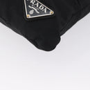 PRADA Shoulder Bag Nylon Black Silver Auth bs33911-15