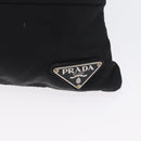 PRADA Shoulder Bag Nylon Black Silver Auth bs33911-18