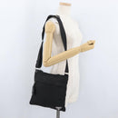 PRADA Shoulder Bag Nylon Black Silver Auth bs33911-25