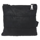 PRADA Shoulder Bag Nylon Black Silver Auth bs33911-2