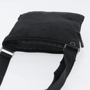 PRADA Shoulder Bag Nylon Black Silver Auth bs33911-6