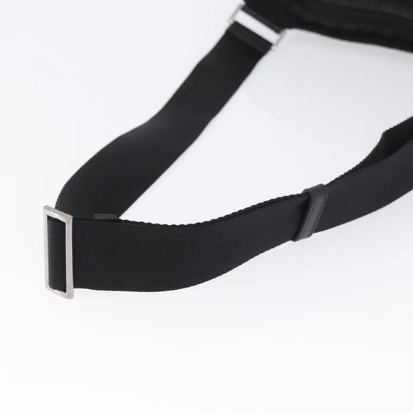 PRADA Shoulder Bag Nylon Black Silver Auth bs33911