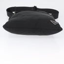 PRADA Shoulder Bag Nylon Black Silver Auth bs33911-5