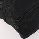 PRADA Hand Bag Nylon Black Silver Auth bs33914-14
