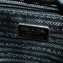 PRADA Hand Bag Nylon Black Silver Auth bs33914-19