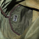 PRADA Shoulder Bag Nylon Khaki Silver Auth bs33915-10