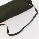 PRADA Shoulder Bag Nylon Khaki Silver Auth bs33915-7