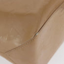 LOUIS VUITTON Monogram Vernis Reade PM Hand Bag Noisette M91334 LV Auth bs33919-9
