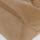 LOUIS VUITTON Monogram Vernis Reade PM Hand Bag Noisette M91334 LV Auth bs33919-14