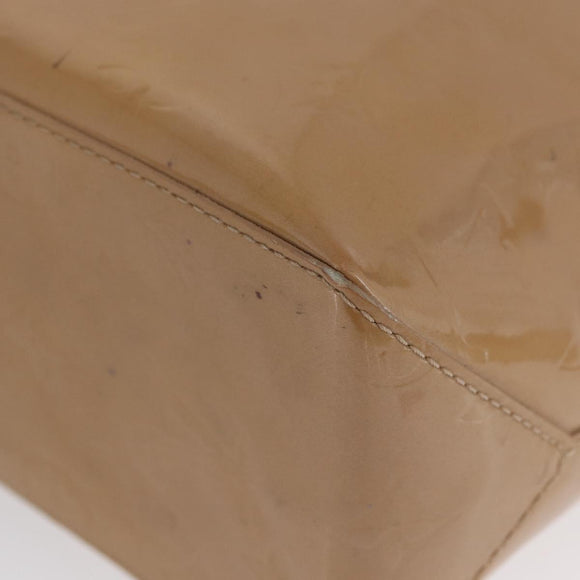 LOUIS VUITTON Monogram Vernis Reade PM Hand Bag Noisette M91334 LV Auth bs33919