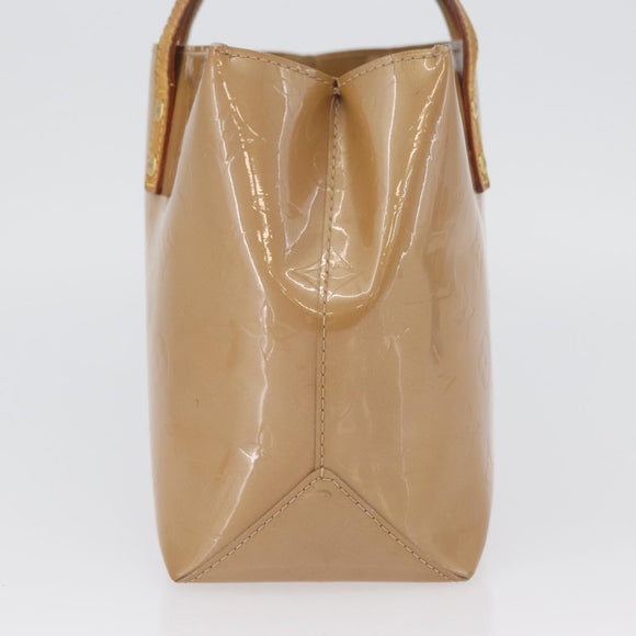 LOUIS VUITTON Monogram Vernis Reade PM Hand Bag Noisette M91334 LV Auth bs33919