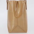 LOUIS VUITTON Monogram Vernis Reade PM Hand Bag Noisette M91334 LV Auth bs33919-4