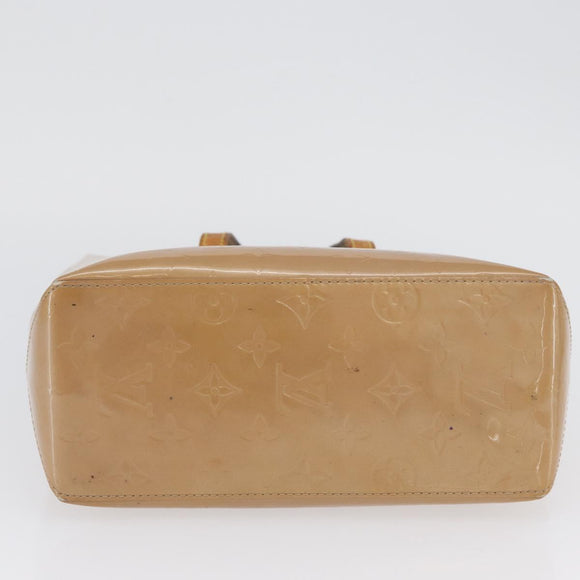 LOUIS VUITTON Monogram Vernis Reade PM Hand Bag Noisette M91334 LV Auth bs33919