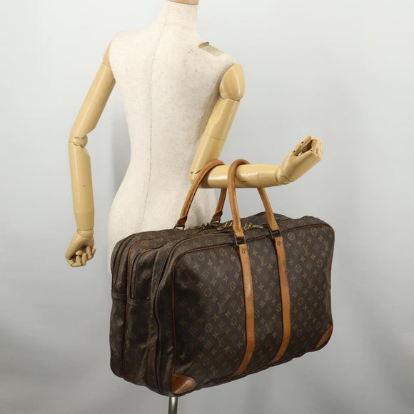 LOUIS VUITTON Monogram Sac Trois Posh 50 Boston Bag M41376 LV Auth bs33922