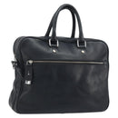 DOLCE&GABBANA Handtas Leer Zilver Zwart Auth bs33923-1