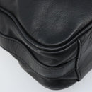 DOLCE&GABBANA Handtas Leer Zilver Zwart Auth bs33923-14