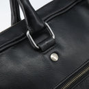 DOLCE&GABBANA Handtas Leer Zilver Zwart Auth bs33923-10