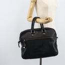 DOLCE&GABBANA Handtas Leer Zilver Zwart Auth bs33923-25
