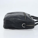 DOLCE&GABBANA Handtas Leer Zilver Zwart Auth bs33923-3