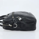 DOLCE&GABBANA Handtas Leer Zilver Zwart Auth bs33923-4