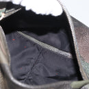 VALENTINO Backpack Leather Khaki Auth bs33924-27