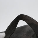 VALENTINO Backpack Leather Khaki Auth bs33924-14