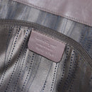 Salvatore Ferragamo Tote Bag Leather Gray Gold Auth bs33929-12