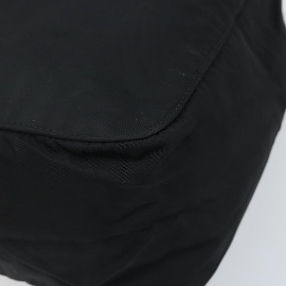 PRADA Handtasche Nylon Silber Schwarz Auth bs33931