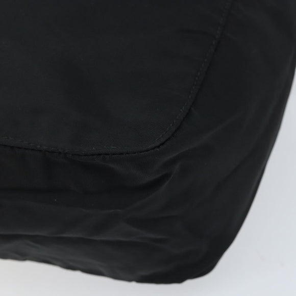 PRADA Handtasche Nylon Silber Schwarz Auth bs33931