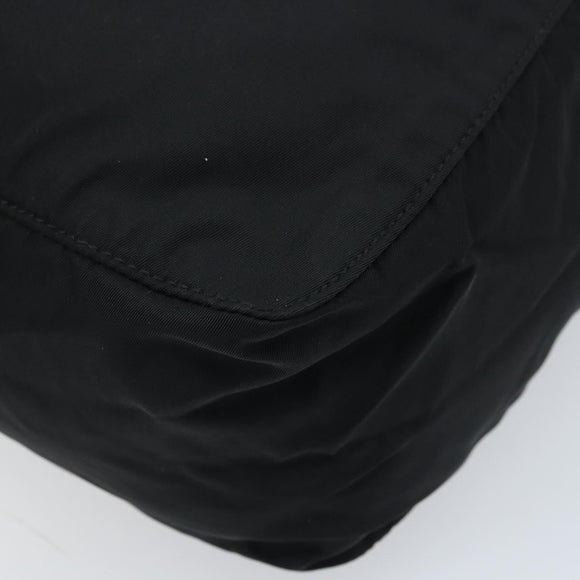 PRADA Handtasche Nylon Silber Schwarz Auth bs33931