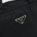 PRADA Handtasche Nylon Silber Schwarz Auth bs33931-17