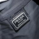PRADA Handtasche Nylon Silber Schwarz Auth bs33931-18