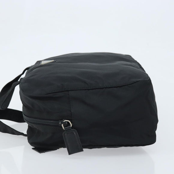 PRADA Handtasche Nylon Silber Schwarz Auth bs33931