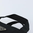 PRADA Handtasche Nylon Silber Schwarz Auth bs33931-8